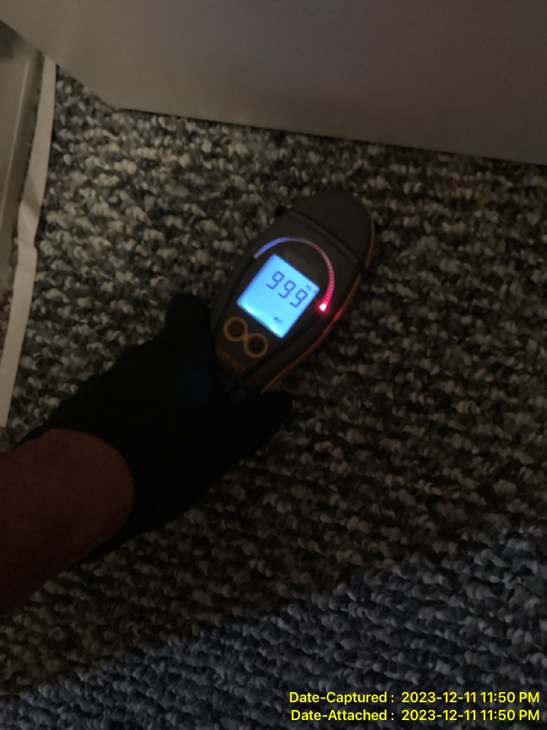 Moisture Detection During Water Damage Restoration Service in Fort Pierce FL 34982 home